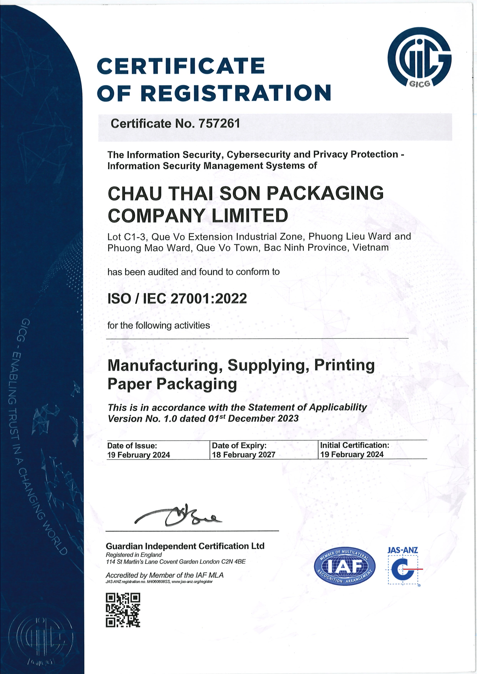 ISO 27001:2022